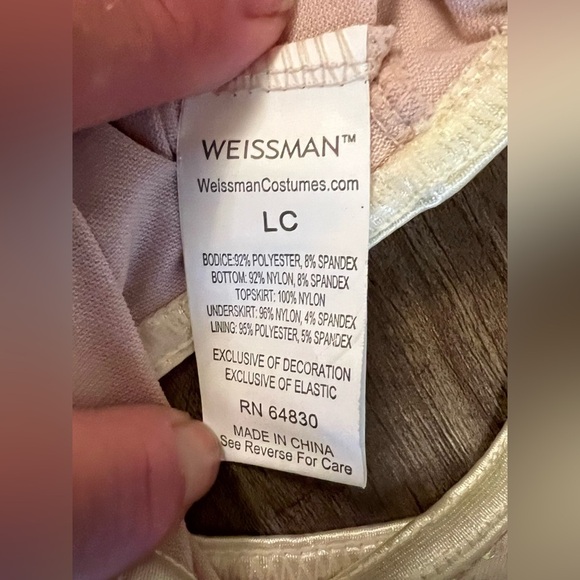 Weissman Dance/Lyrical Costume Dress – Child LC Cream With Sequins C39 - Picture 4 of 7